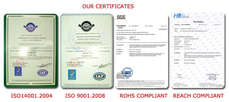 OUR CERTIFICATES