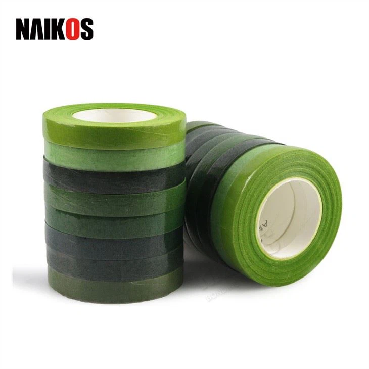 Green Floral Stem Tape For Artificial Flower Making