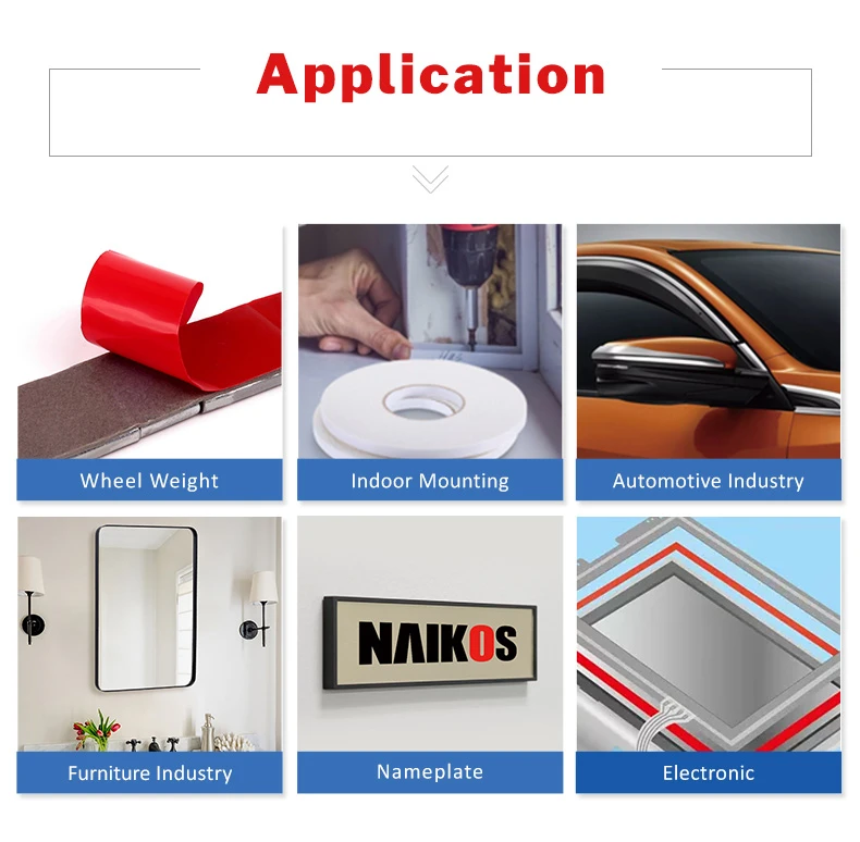 double sided PE foam tape double sided PE foam tape